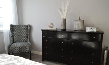 refinished cabinet